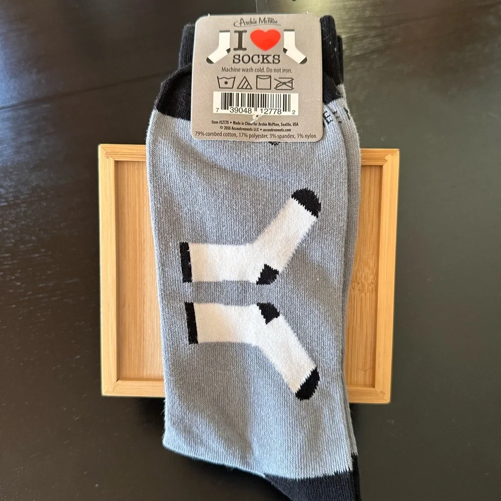 Men's Multicolor Patterned Socks - Picture 5 of 5